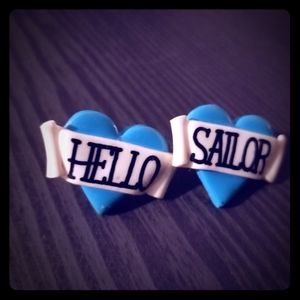 Rockabilly earrings "Hello Sailor"